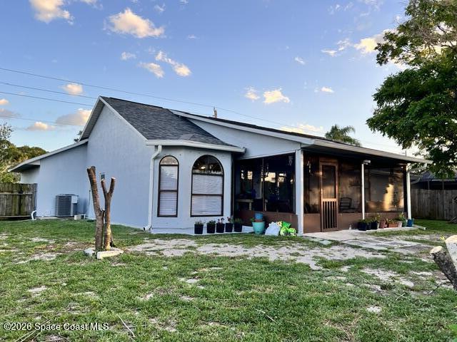 739 Raleigh Road Southeast Palm Bay, FL 32909 - Photo 18 of 24 Rear of House