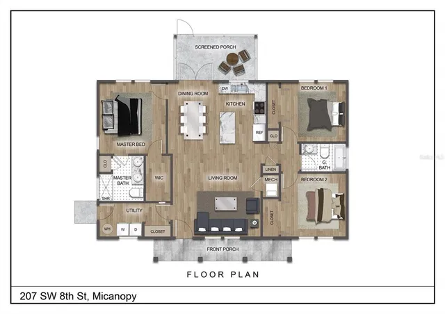 a picture of a person on a street