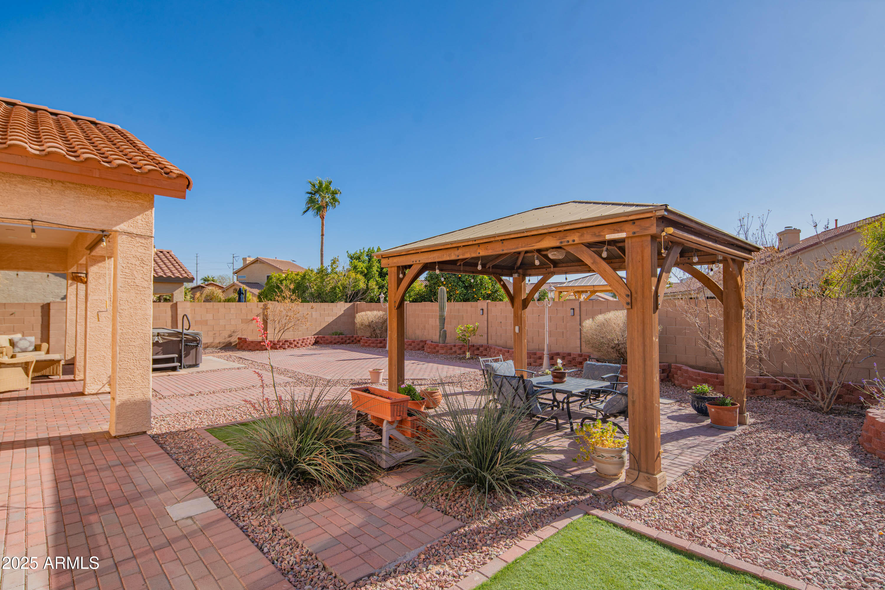 6811 West Del Rio Street, Unit 2 Chandler, AZ 85226 - Photo 39 of 49 a view of a backyard with sitting area