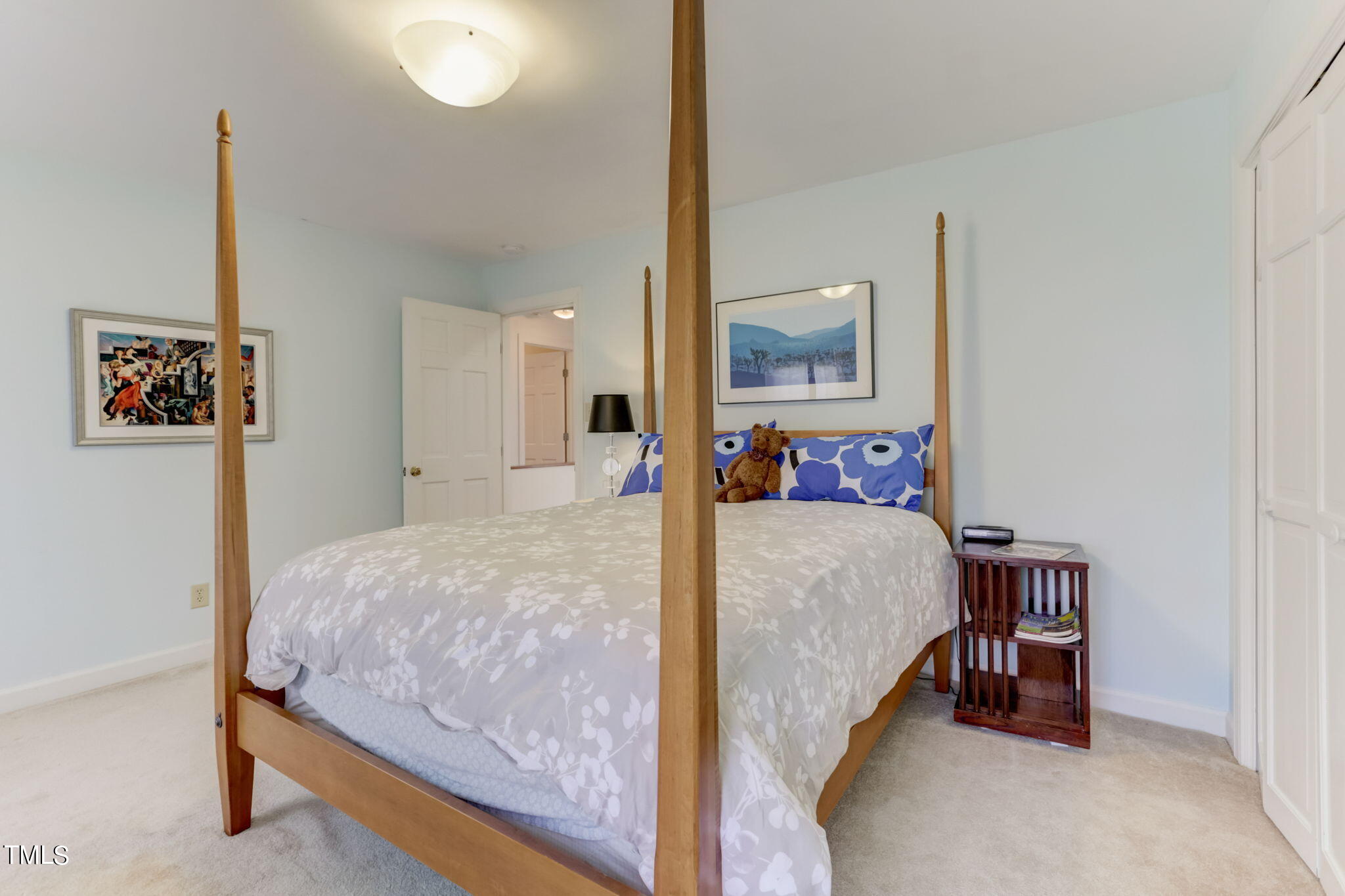 11601 Rutledge Bay Road Raleigh, NC 27614 - Photo 33 of 59 a bed sitting in a bedroom and table