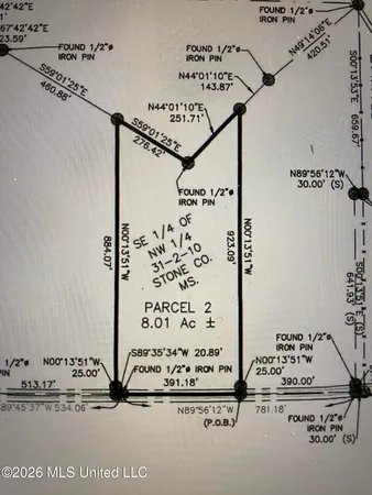 $68,085 | 2 Cox Road, Wiggins, MS 39577