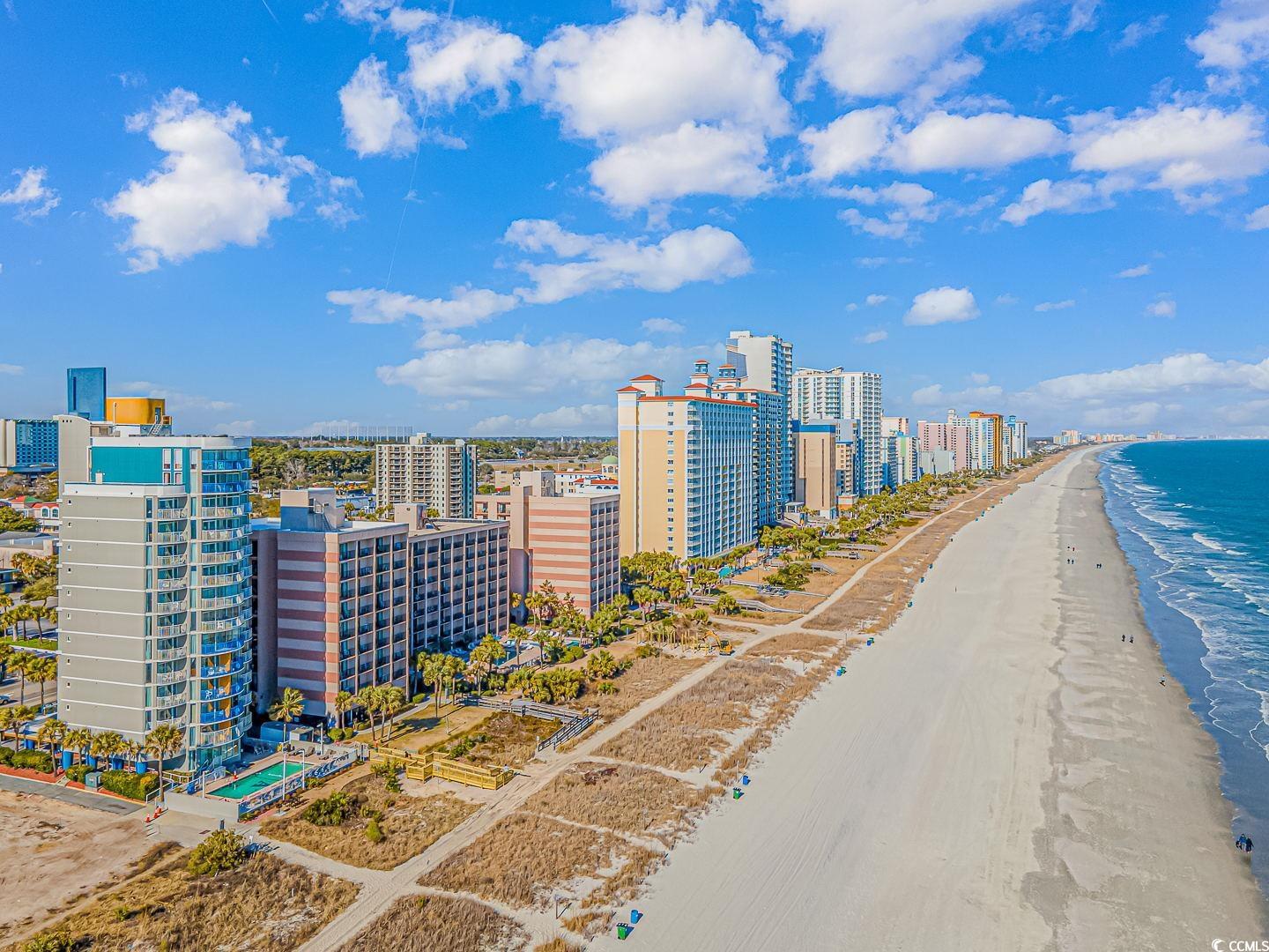 1708 North Ocean Boulevard, Unit PH1 Myrtle Beach, SC 29577 - Photo 17 of 26 Bird's eye view of city skyline and expansive coas
