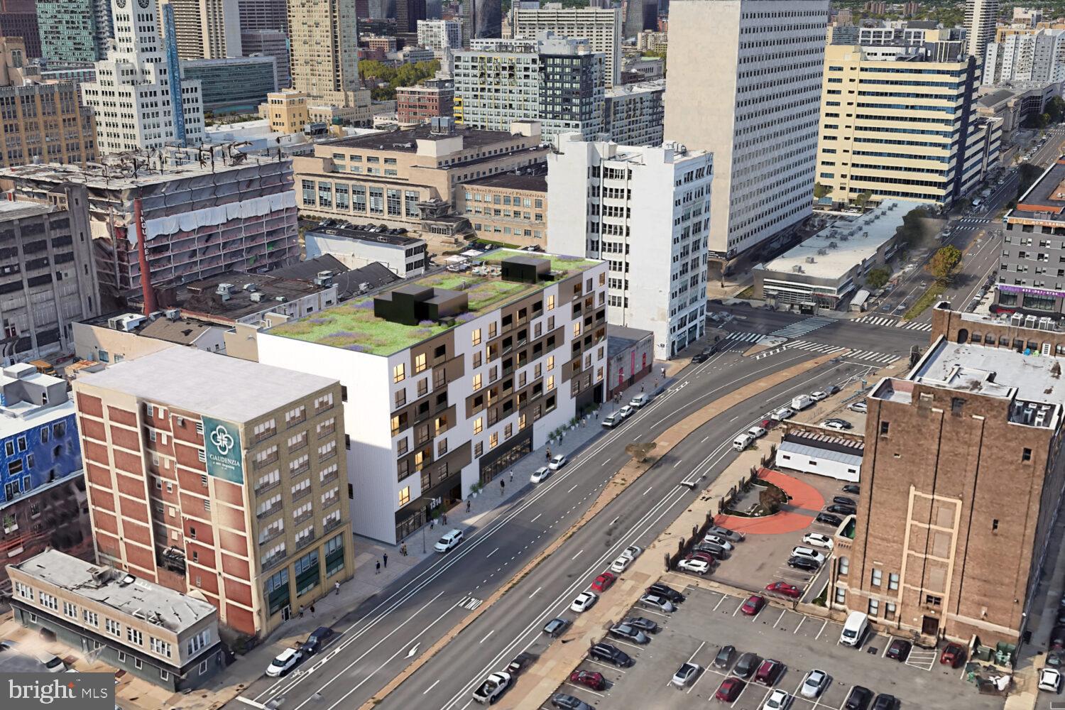 1314 Spring Garden Street, Unit 501 Philadelphia, PA 19123 - Photo 18 of 26 a city view with tall buildings