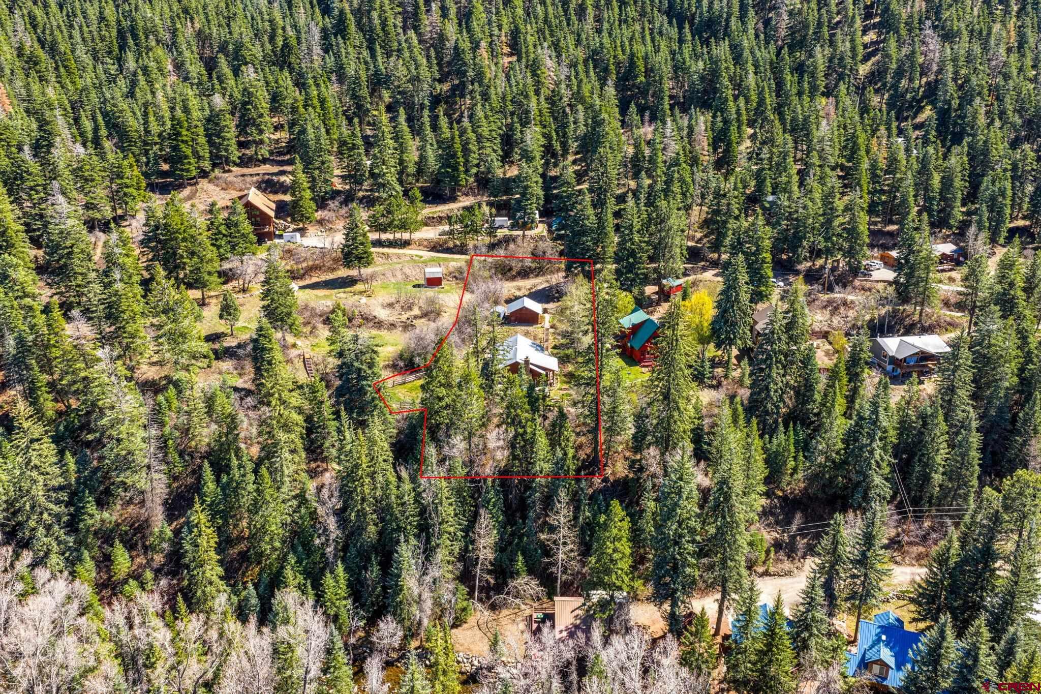 511 High Trails Drive Durango, CO 81301 - Photo 42 of 45 a view of a yard with plants