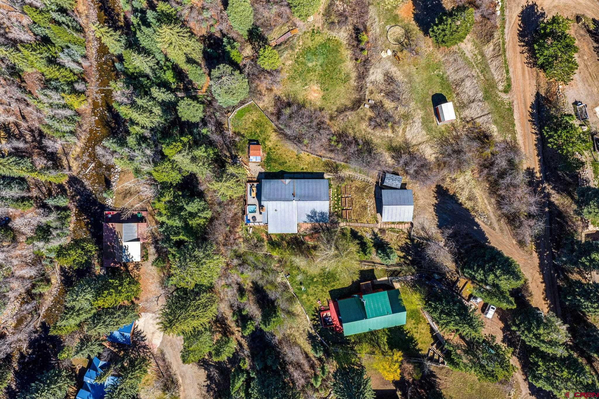 511 High Trails Drive Durango, CO 81301 - Photo 43 of 45 an aerial view of a house