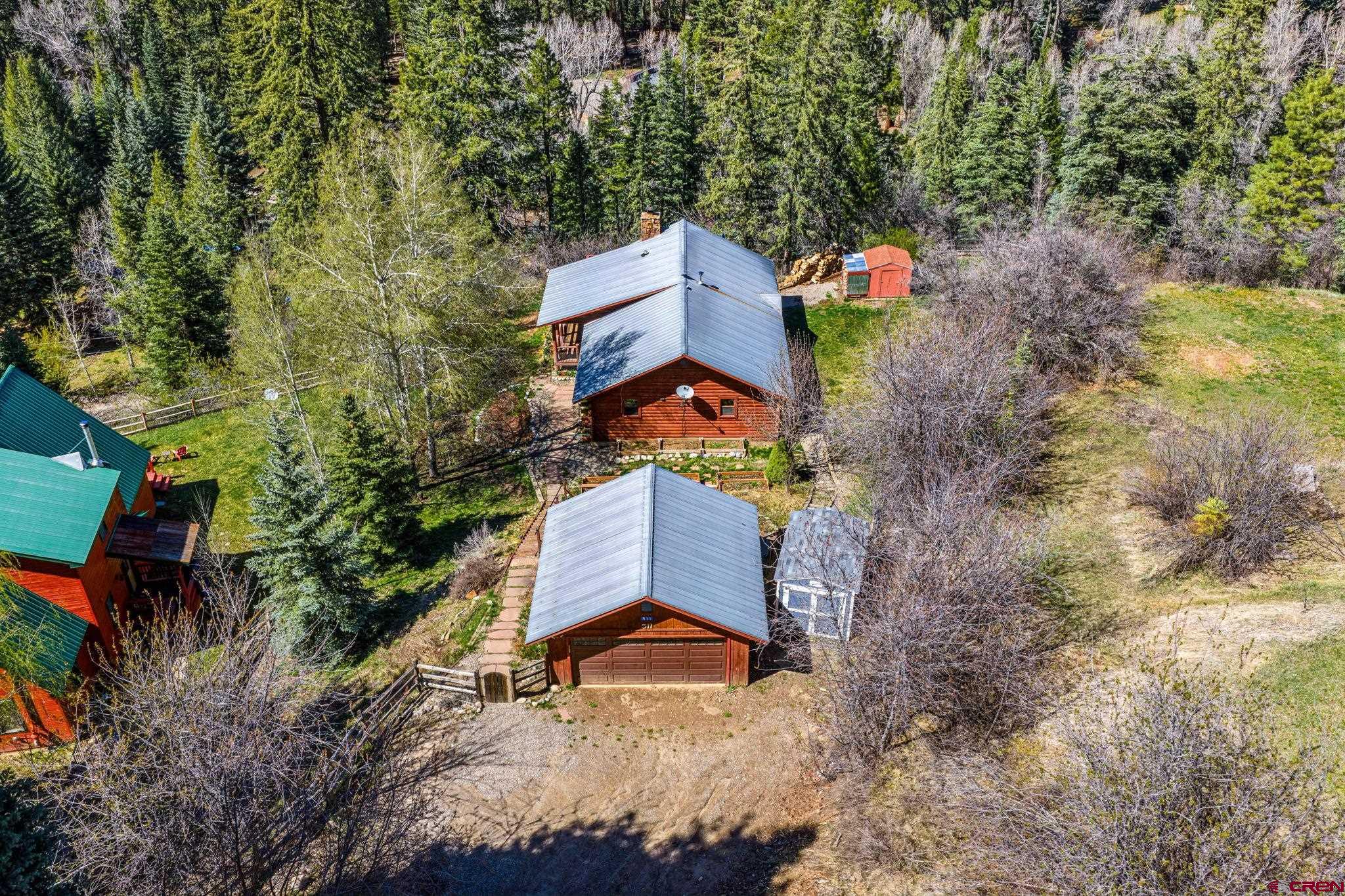 511 High Trails Drive Durango, CO 81301 - Photo 44 of 45 an aerial view of a house