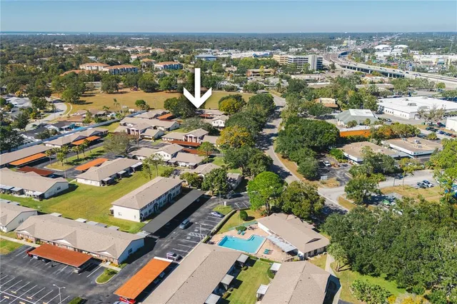 a view of a house with pool