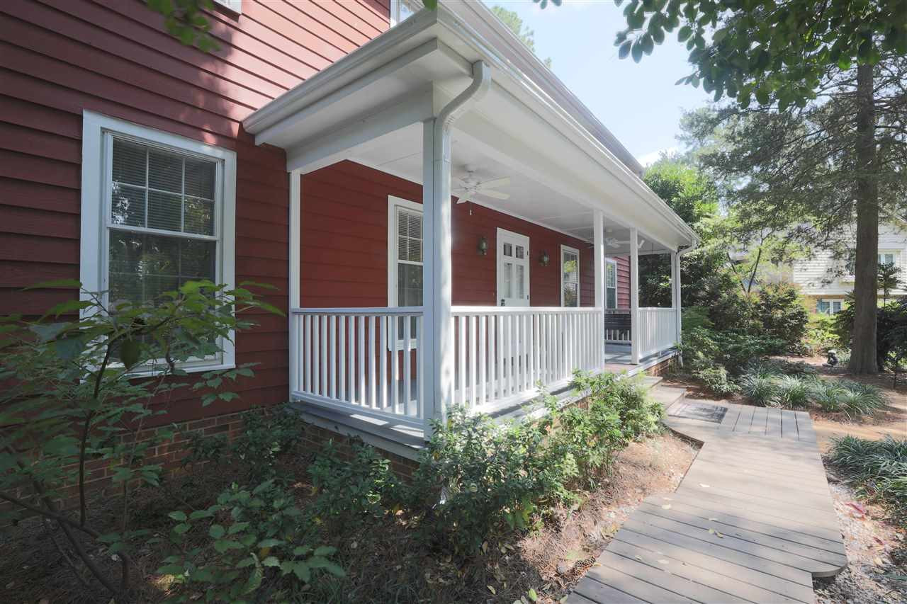 2017 Mallard Lane Raleigh, NC 27609 - Photo 2 of 25 Large rocking chair and swing front porch with two ceiling fans