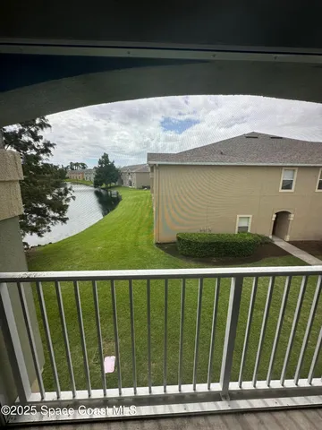 a view of a balcony