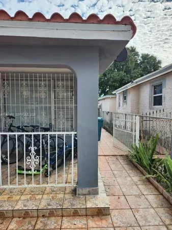 a view of front door