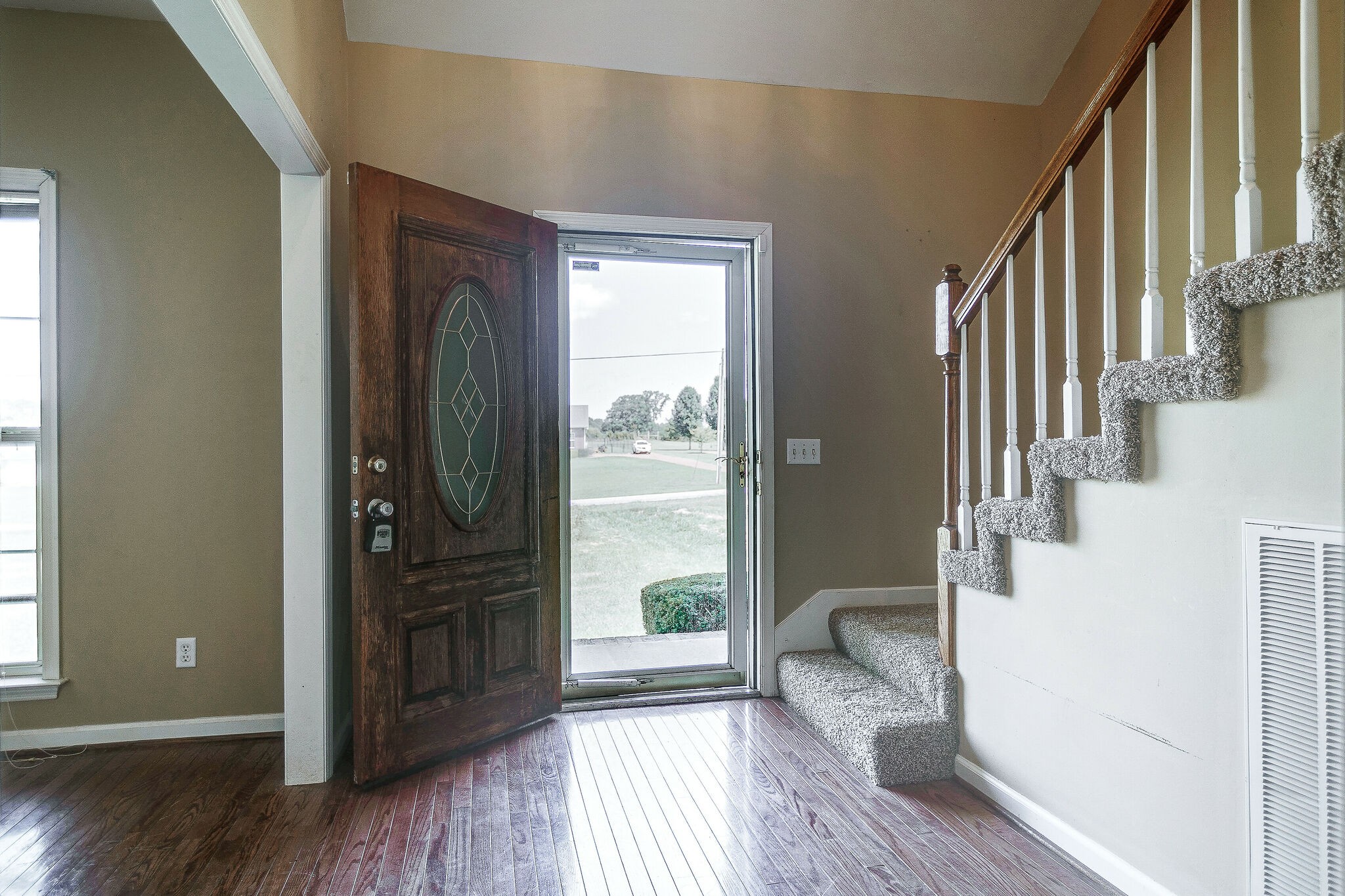 307 Eastside Road Burns, TN 37029 - Photo 5 of 53 a view of hallway with furniture and wooden floor