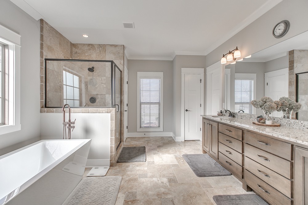 9630 Mona Road Murfreesboro, TN 37129 - Photo 13 of 39 a spacious bathroom with a tub sink shower and mirror