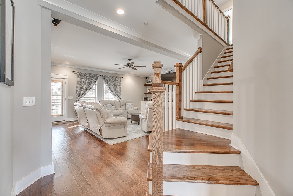 9630 Mona Road Murfreesboro, TN 37129 - Photo 21 of 39 a view of entryway and hall with wooden floor