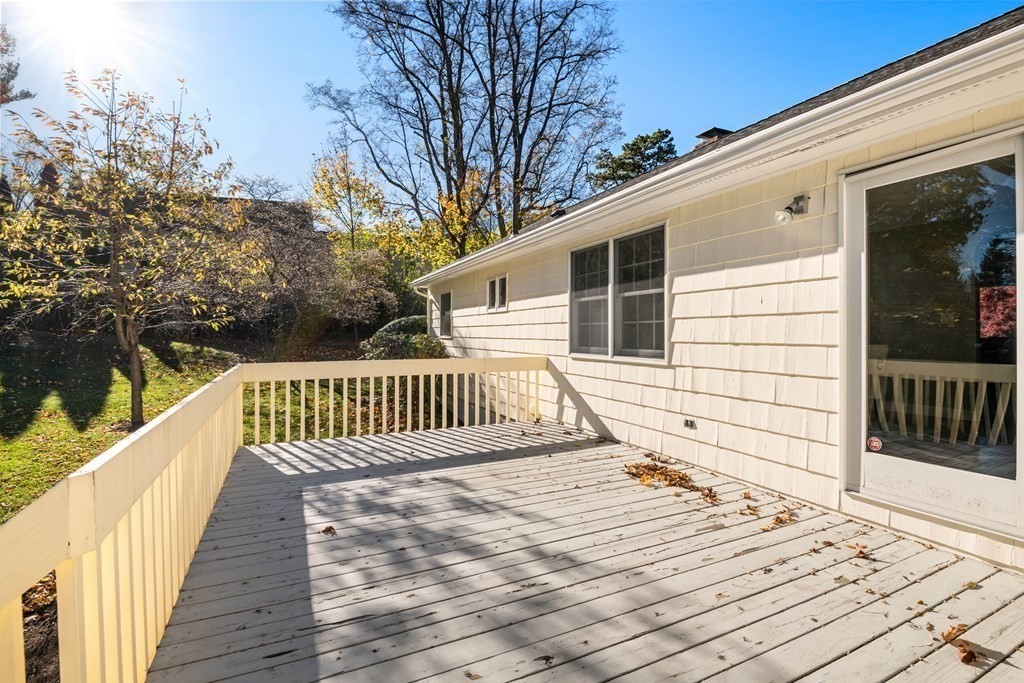 16 Westwood Road Lexington, MA 02420 - Photo 37 of 41 a view of a wooden deck