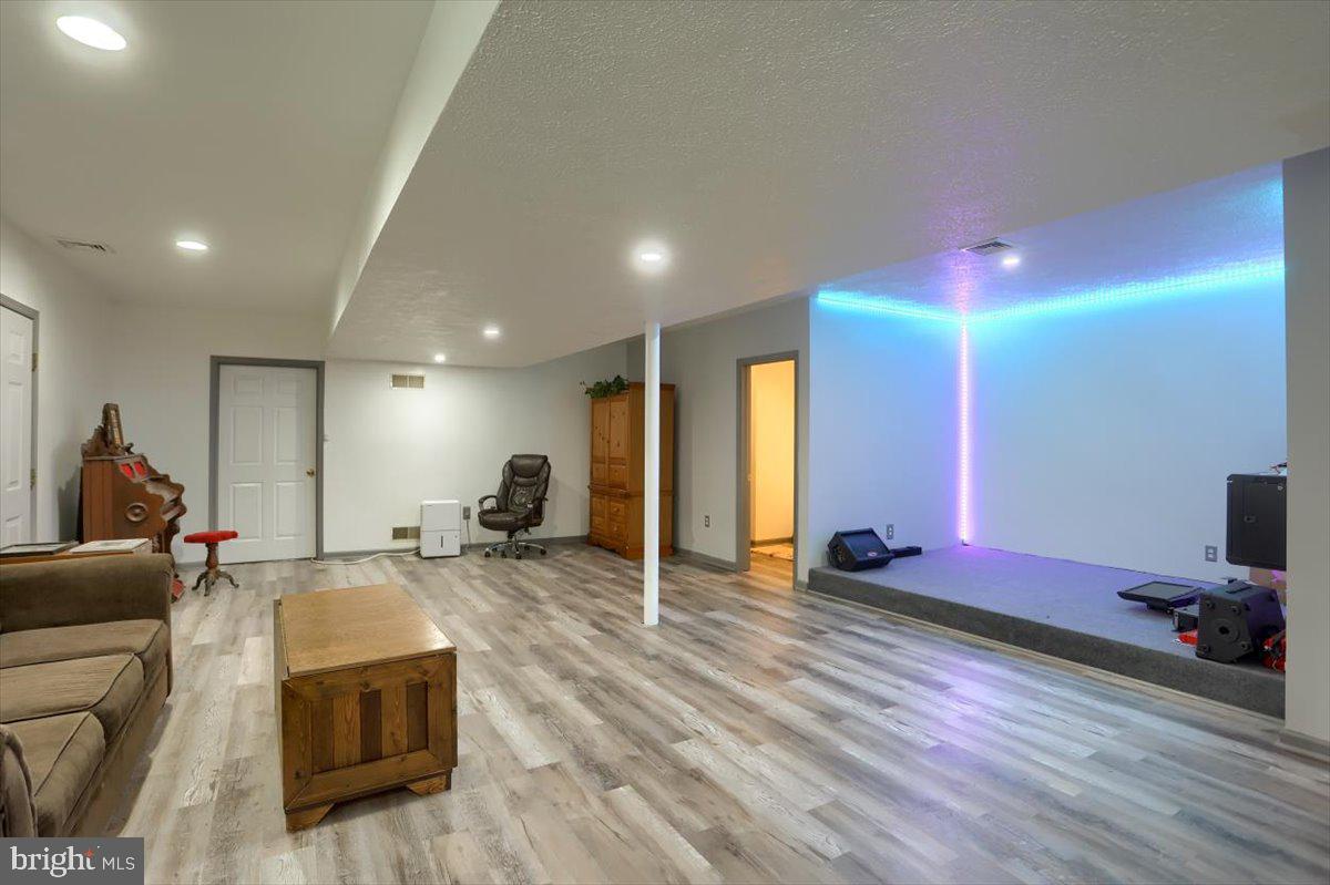 7666 Hickory Road Stewartstown, PA 17363 - Photo 38 of 57 Finished basement with a karaoke stage