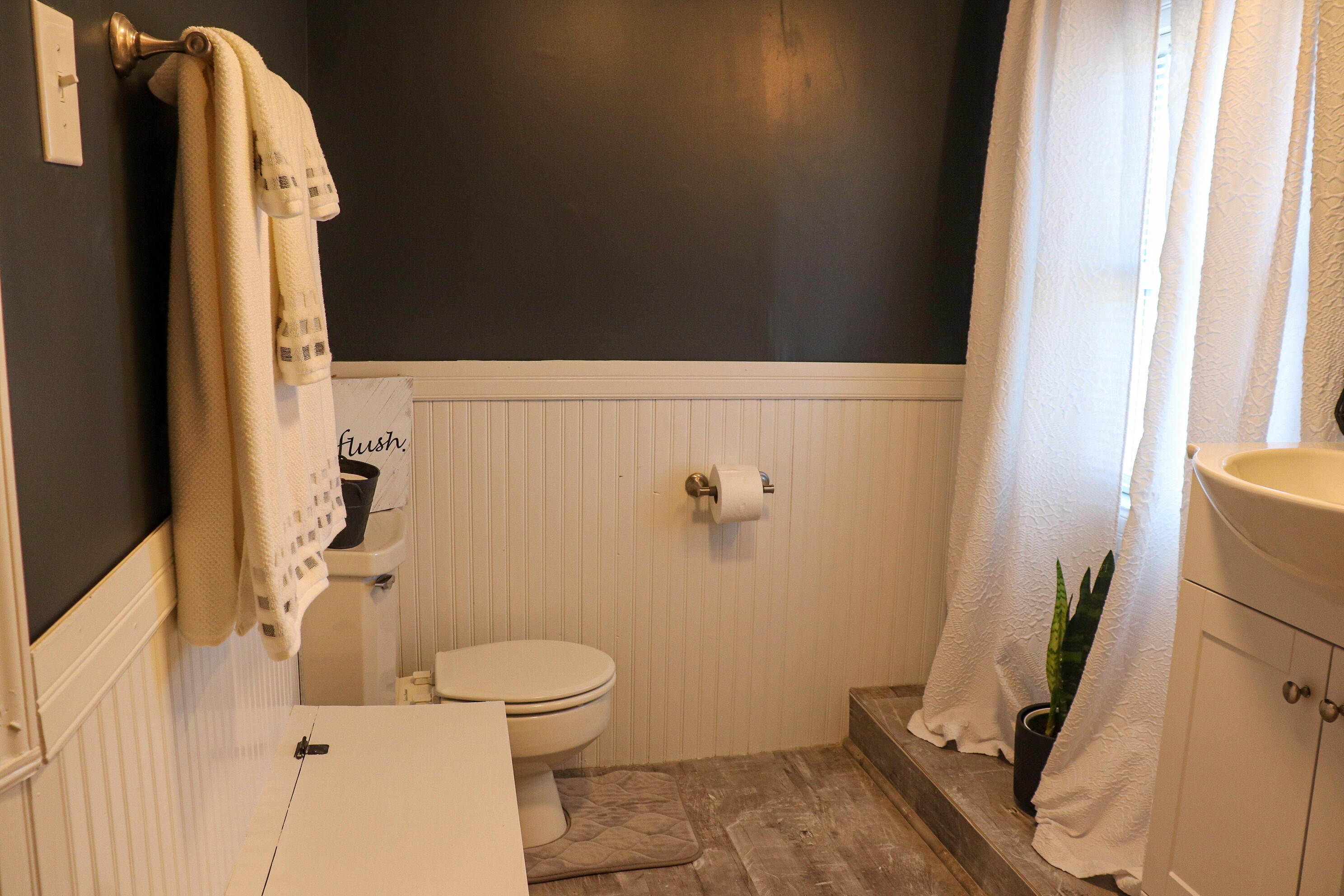 2663 Bethlehem Church Road Northeast Pilot, VA 24138 - Photo 20 of 24 a bathroom with a toilet and a shower