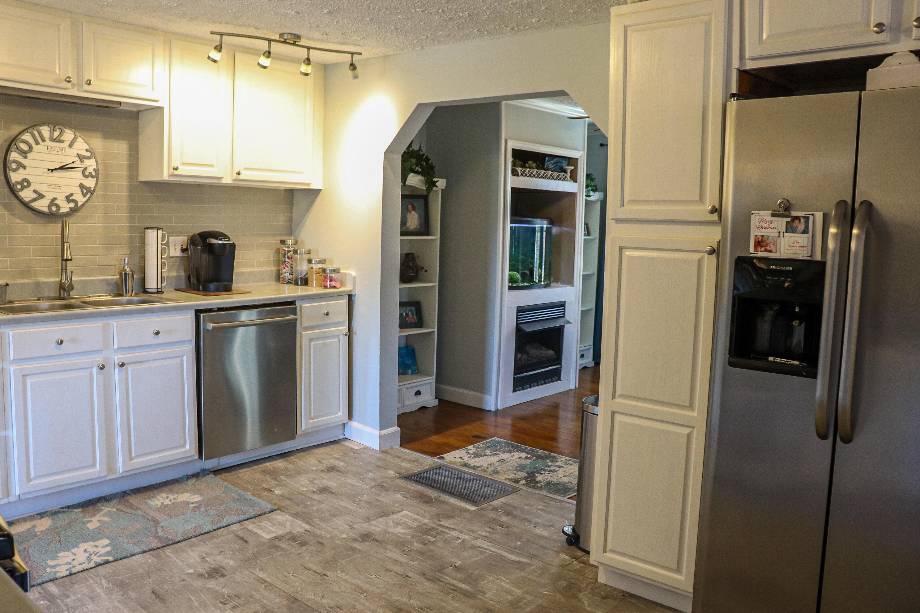 2663 Bethlehem Church Road Northeast Pilot, VA 24138 - Photo 6 of 24 a kitchen with stainless steel appliances a refrigerator and cabinets