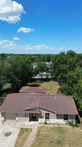a aerial view of a house