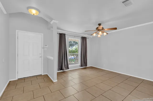 a view of an entryway with stairs