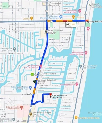 a picture of a park with stairs