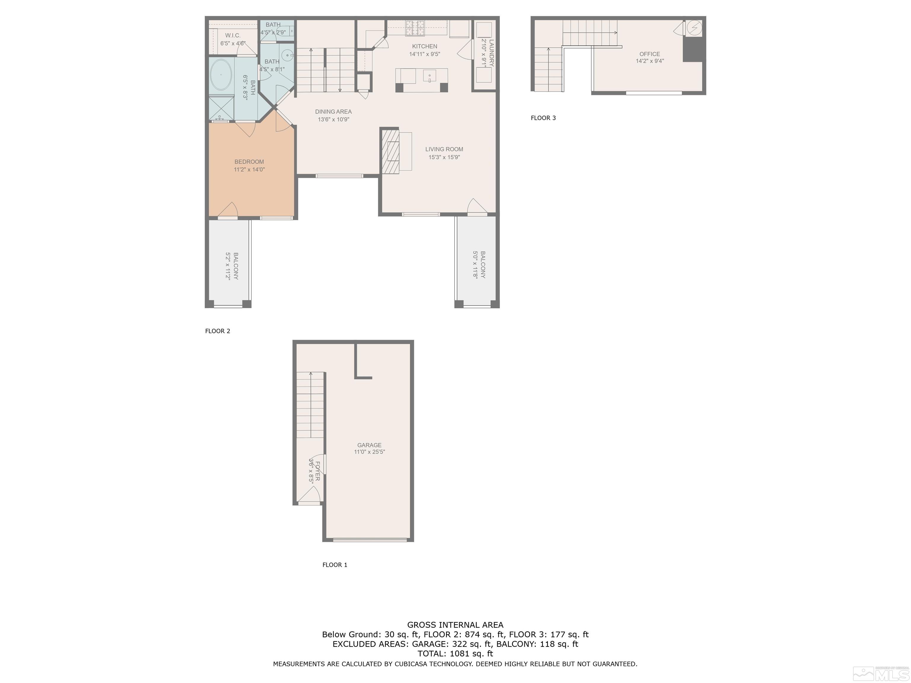 9050 Double R Boulevard, Unit 1622 Reno, NV 89511 - Photo 25 of 25 a picture of a floor plan