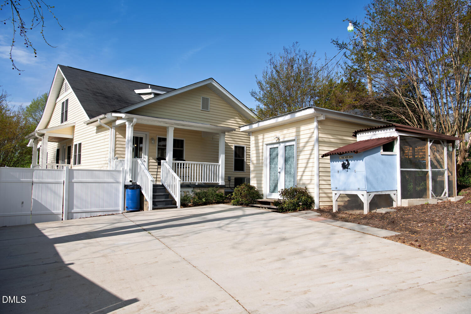 217 Moline Street Durham, NC 27707 - Photo 22 of 30 a front view of a house with a yard