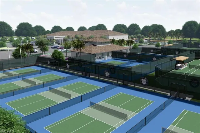 a view of a tennis court