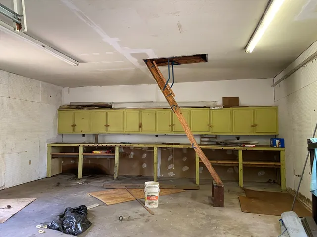 a room with furniture and a table