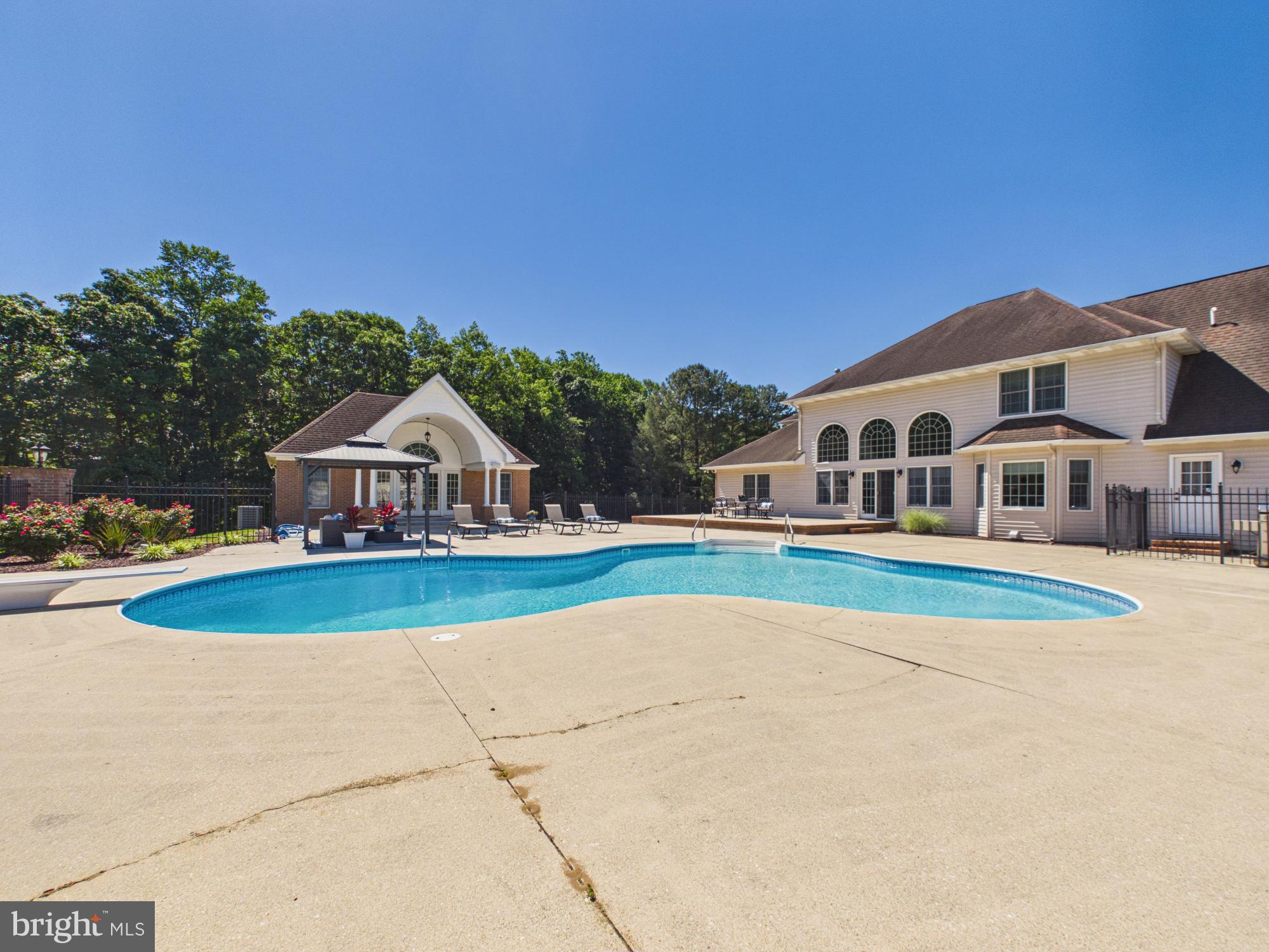 3298 Canterbury Road Milford, DE 19963 - Photo 46 of 74 Pool View Facing Pool House