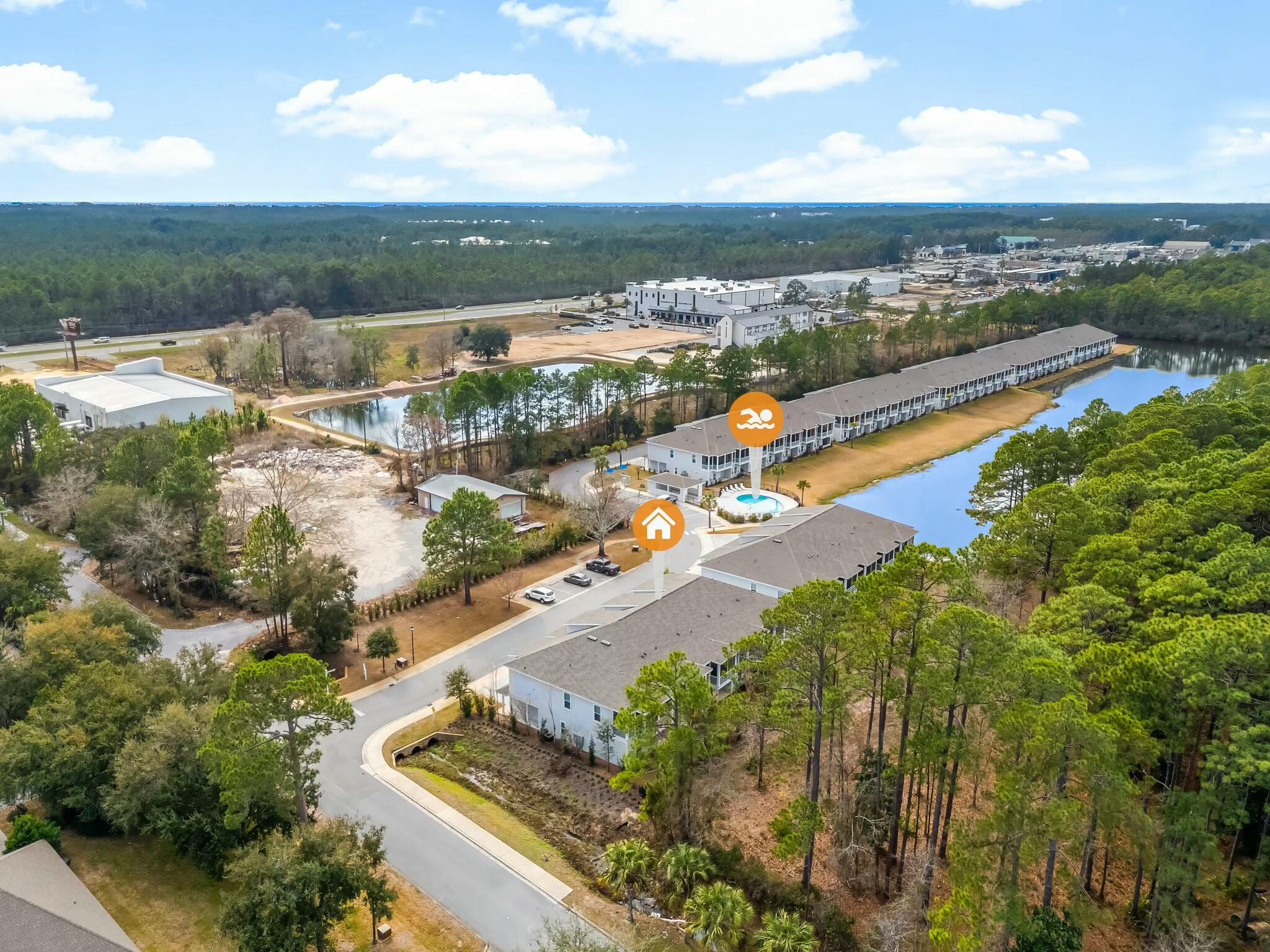 22 Kara Lake Drive Santa Rosa Beach, FL 32459 - Photo 42 of 44 an aerial view of a city