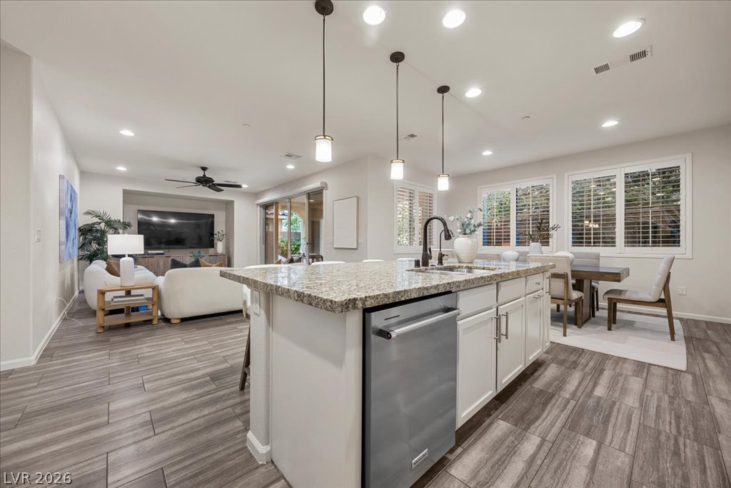 2572 Sable Ridge Street Henderson, NV 89044 - Photo 3 of 83 Wouldn't you love this view while preparing food in the kitchen! SO spacious & lovely!