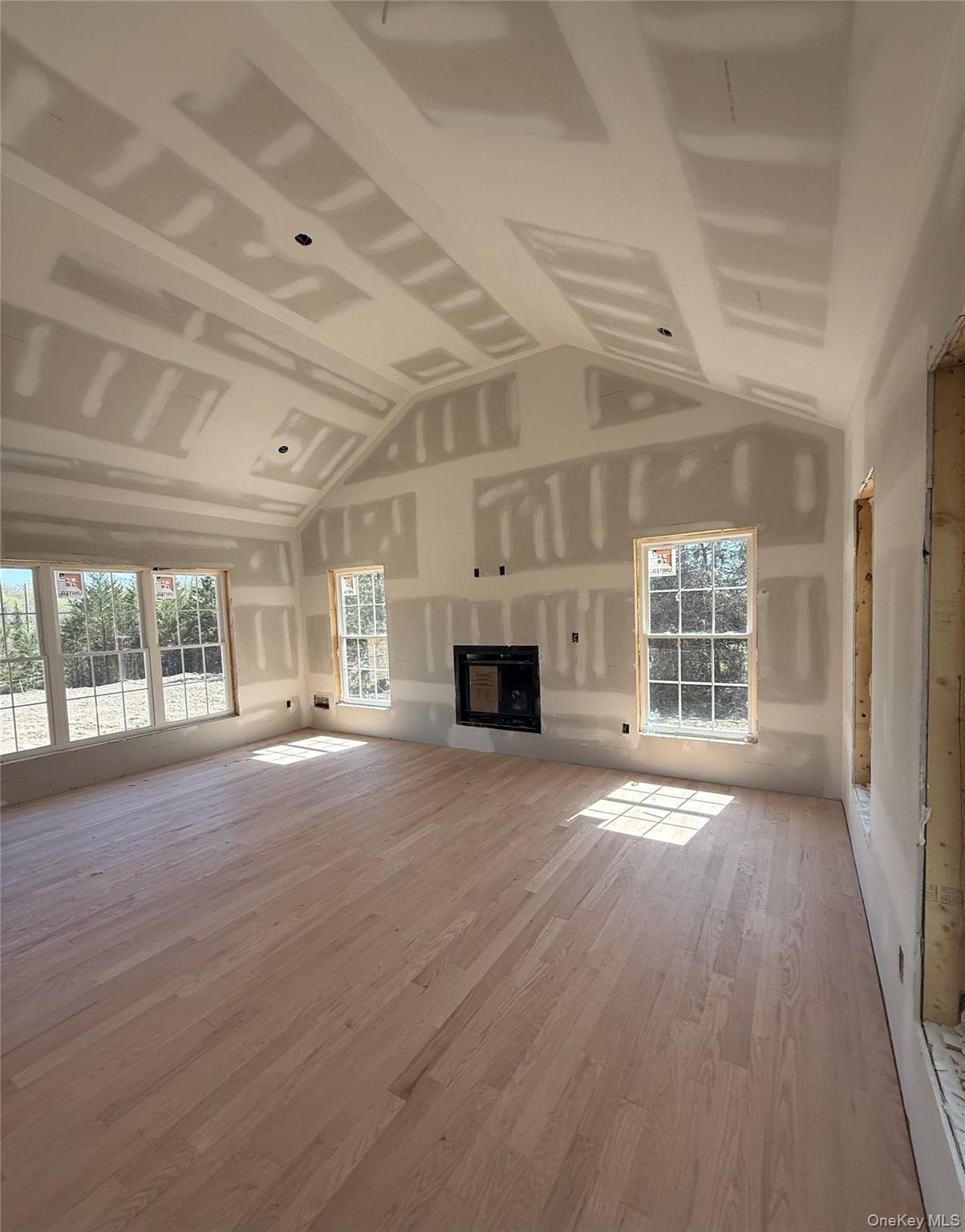 489 Union Corners Road Florida, NY 10921 - Photo 9 of 21 a view of empty room with wooden floor and fireplace
