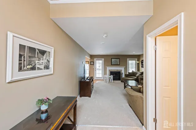 a very nice looking room with a large window