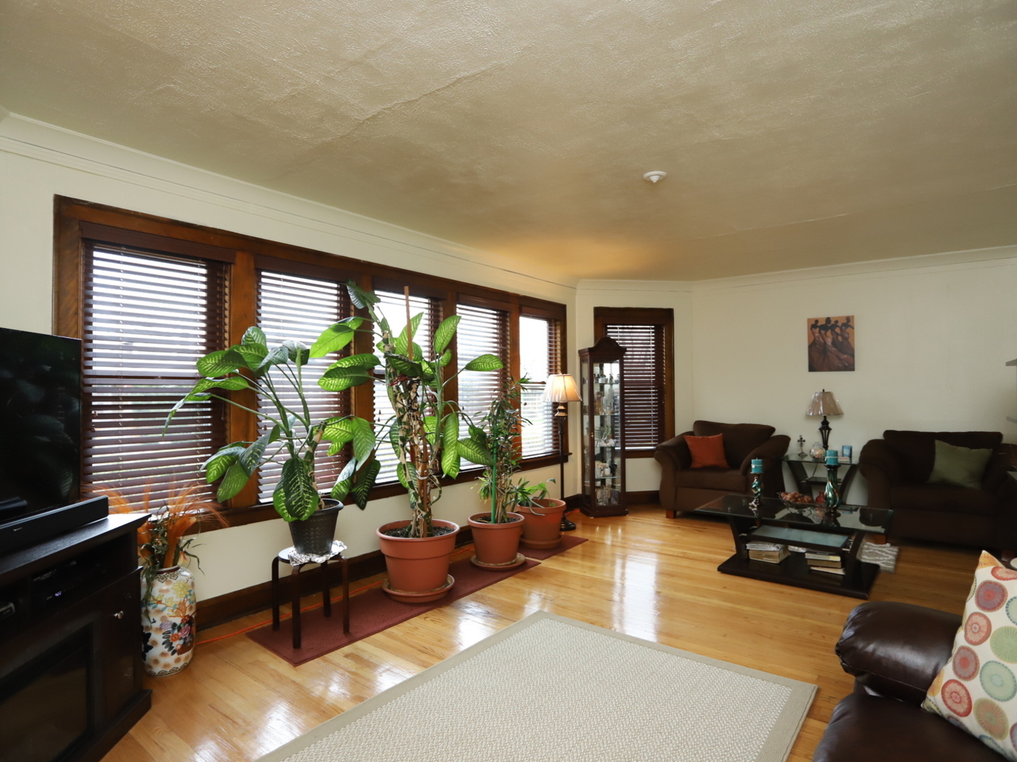 10416 South Sangamon Street Chicago, IL 60643 - Photo 13 of 95 a living room with furniture floor to ceiling window and a flat screen tv