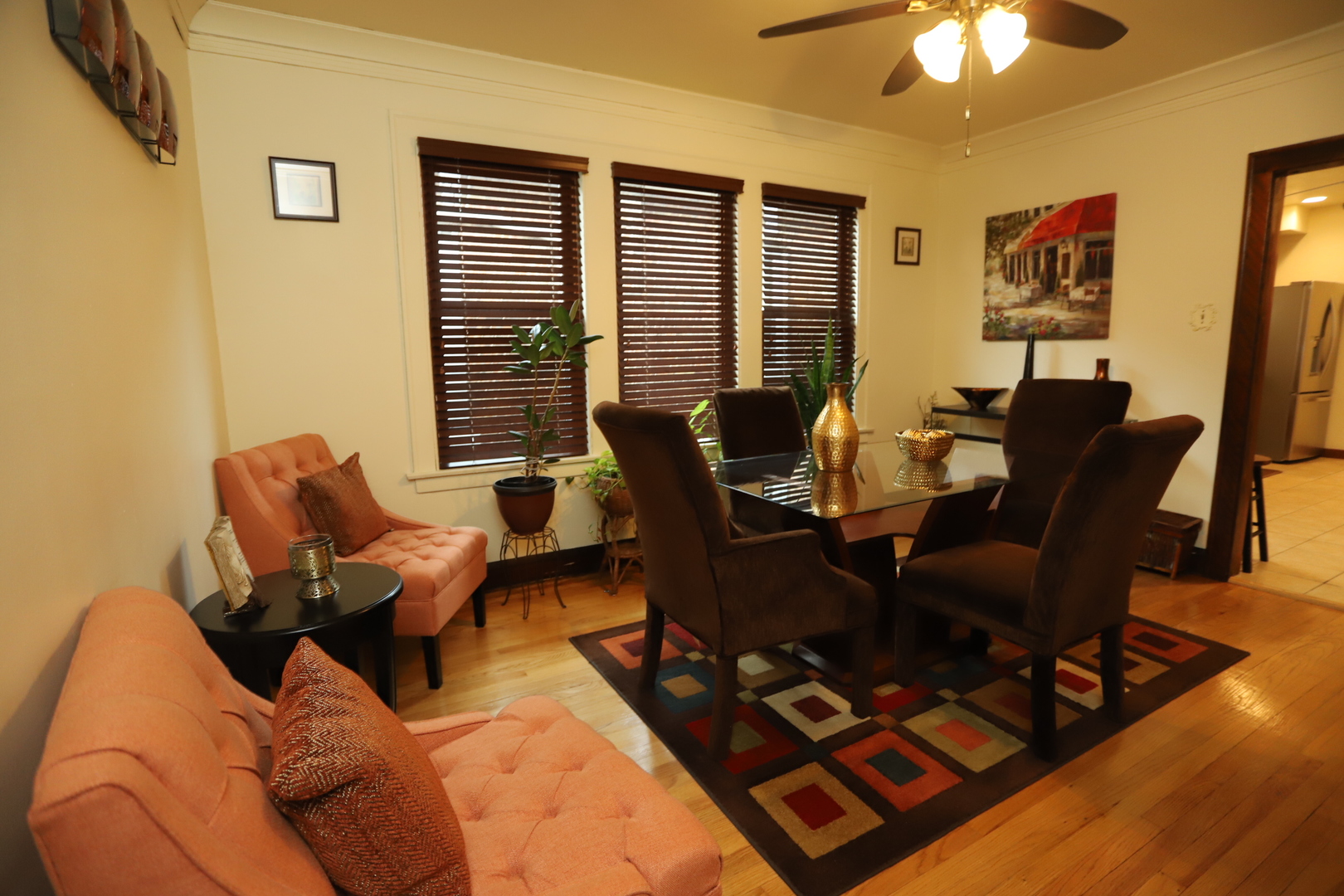 10416 South Sangamon Street Chicago, IL 60643 - Photo 32 of 95 a living room with furniture and a chandelier