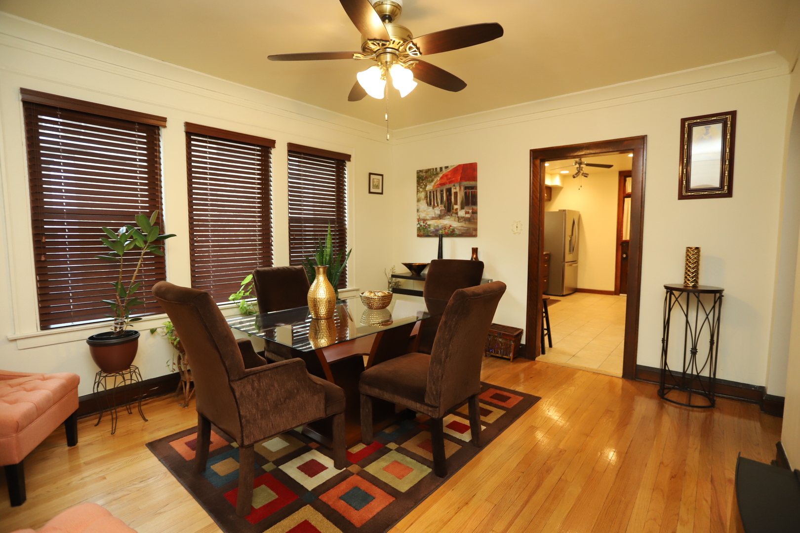 10416 South Sangamon Street Chicago, IL 60643 - Photo 33 of 95 a living room with furniture and a wooden floor