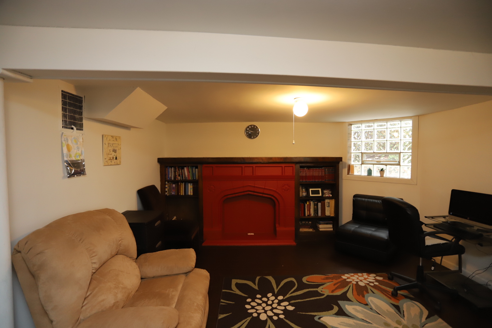 10416 South Sangamon Street Chicago, IL 60643 - Photo 62 of 95 a living room with furniture fireplace and a flat screen tv