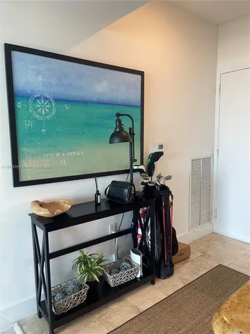 a room with gym equipment