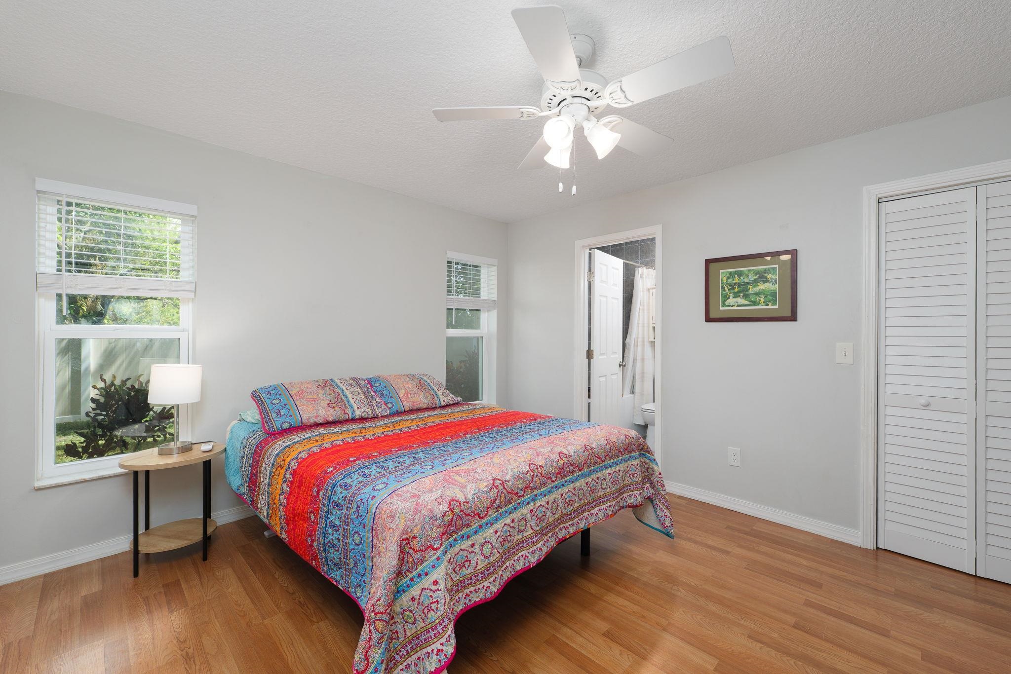 133 Mohegan Road St. Augustine, FL 32086 - Photo 13 of 24 a bedroom with a bed and a window