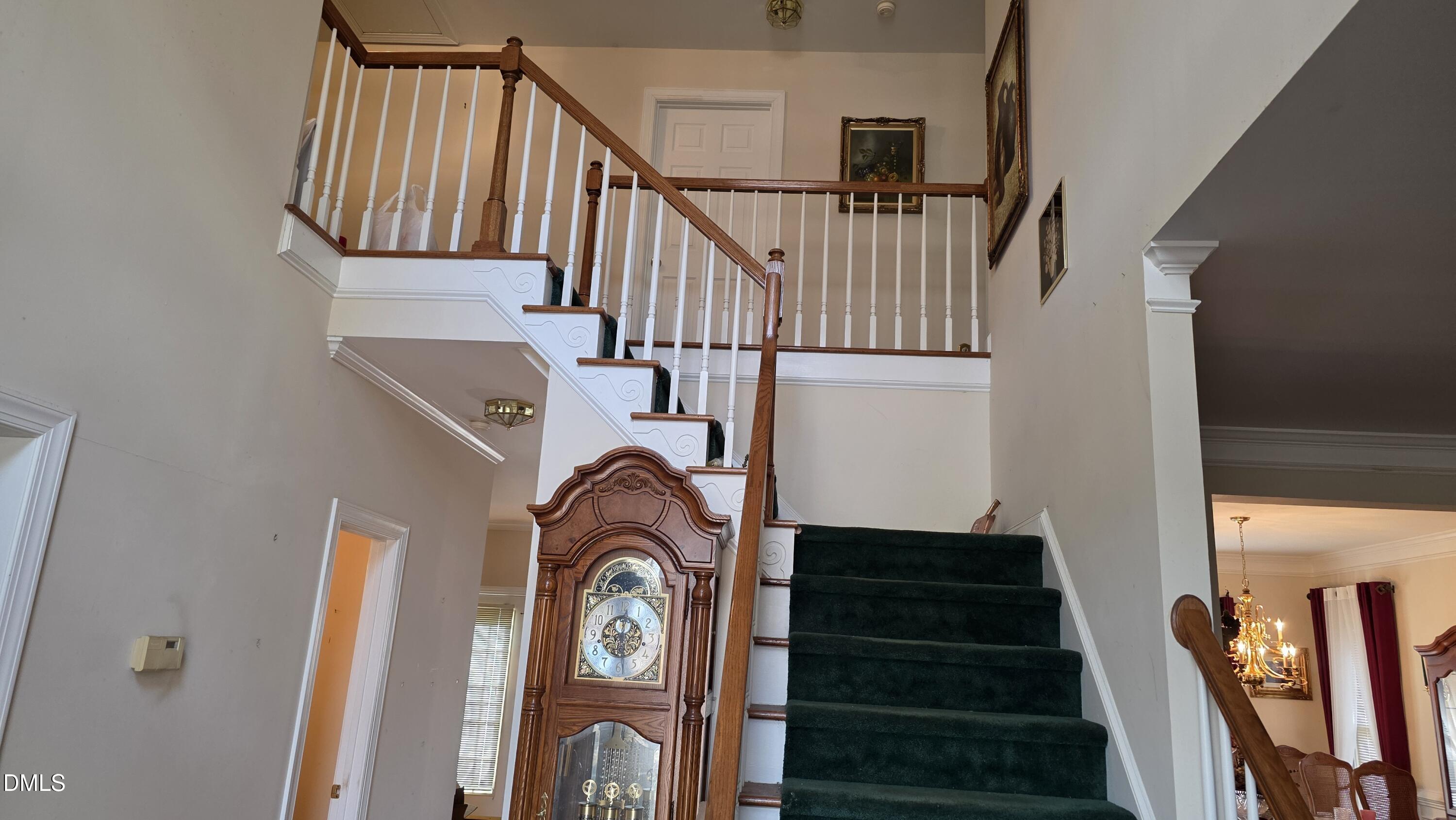 3300 Kemble Ridge Drive Wake Forest, NC 27587 - Photo 5 of 12 a view of entryway and hall with wooden floor