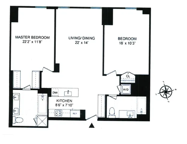 $1,275,000 | 540 West 49th Street, Unit 506N | Hell's Kitchen
