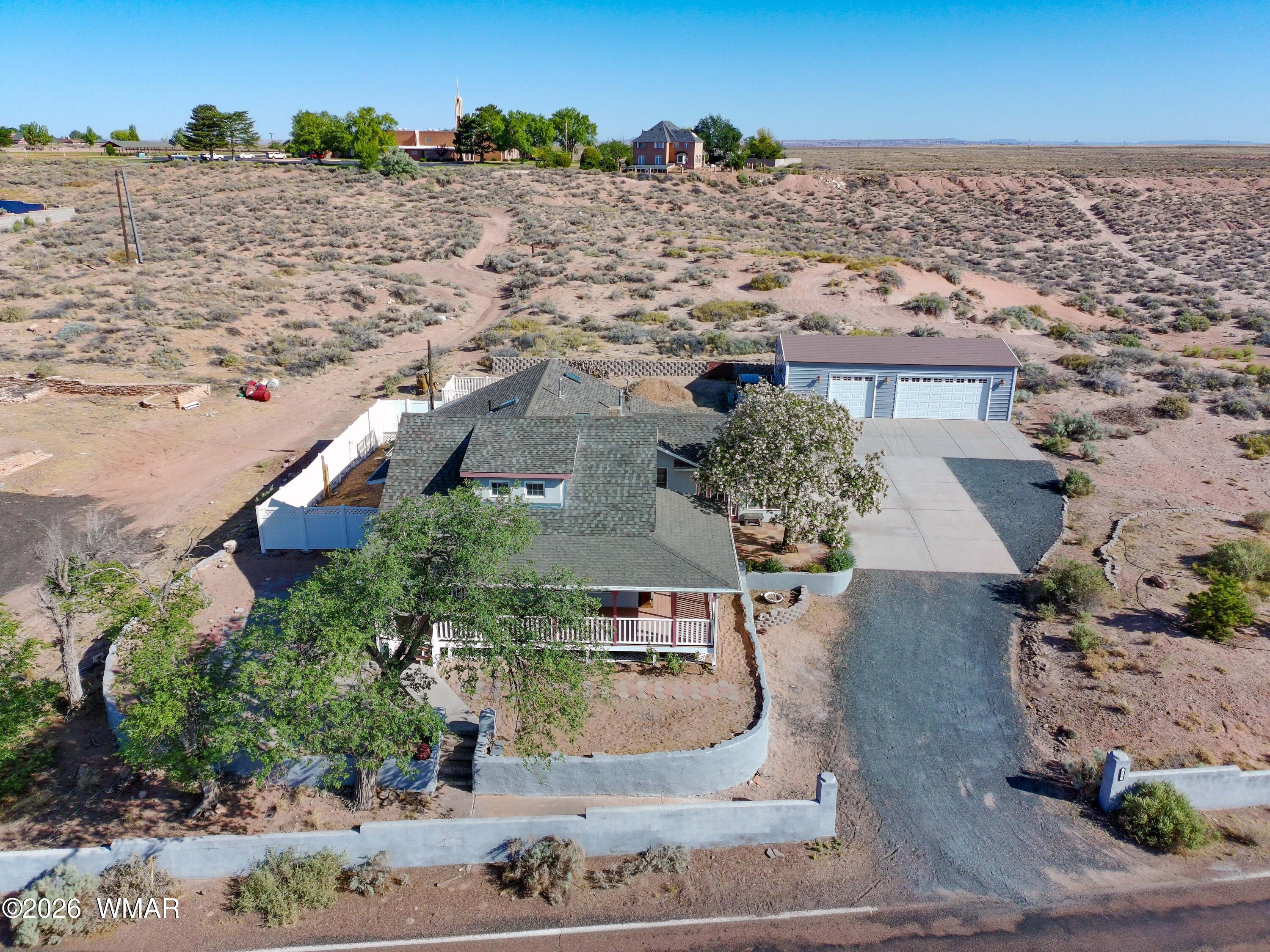 102 Crestview Road Holbrook, AZ 86025 - Photo 5 of 55 an aerial view of residential houses with outdoor space
