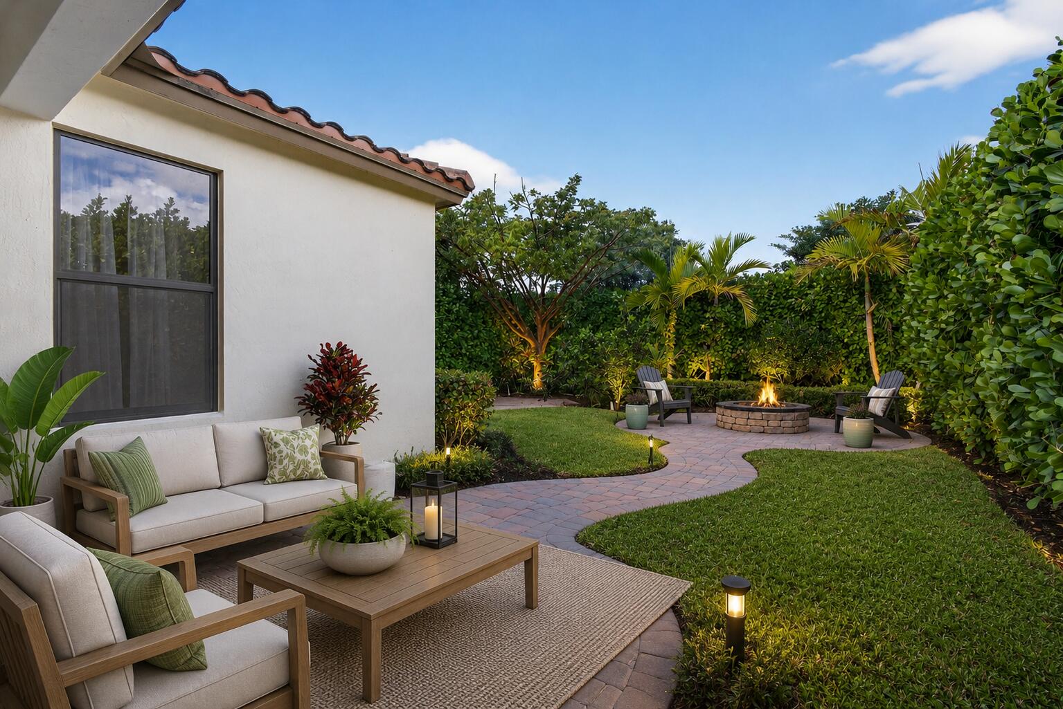 5563 Starfish Road Westlake, FL 33470 - Photo 14 of 22 Virtually Staged Outdoor Space