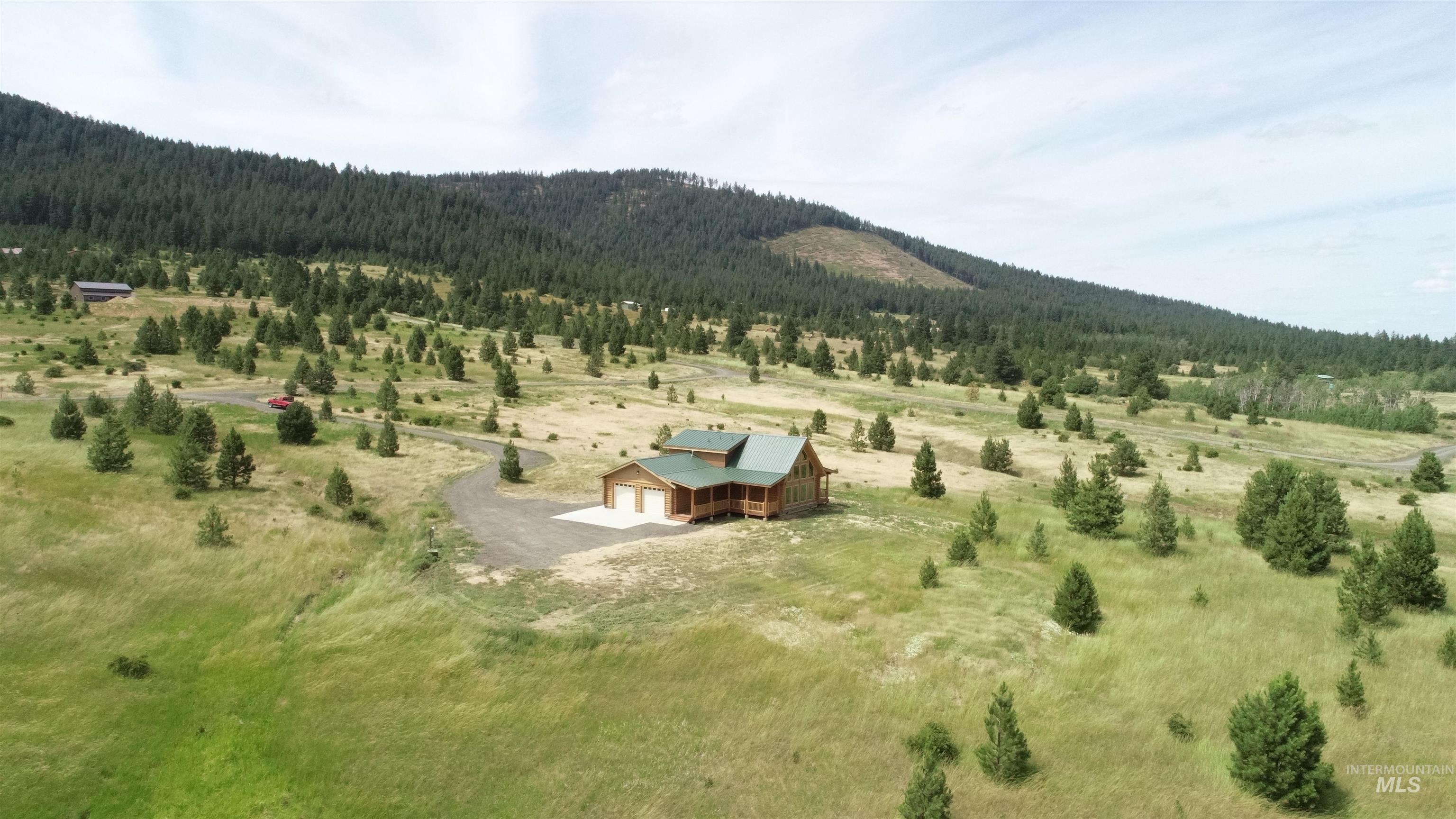 293 Vine Maple Desmet, ID 83824 - Photo 4 of 23 View of mountain backdrop with a heavily wooded area and rural landscape