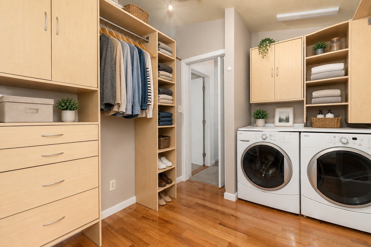 163 High Tor Road, Unit 7 Breckenridge, CO 80424 - Photo 20 of 42 a view of walk in closet with clothes and shoes