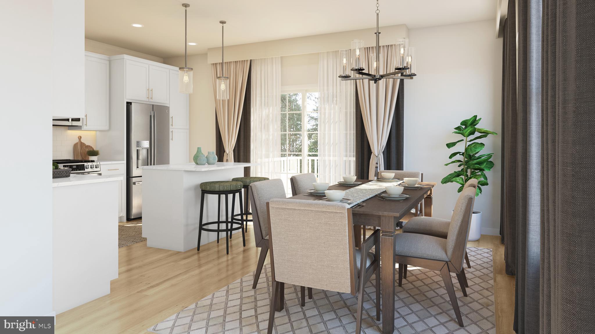 3 Little Pond Drive Laurel Springs, NJ 08021 - Photo 4 of 12 a dining room with furniture potted plants and wooden floor