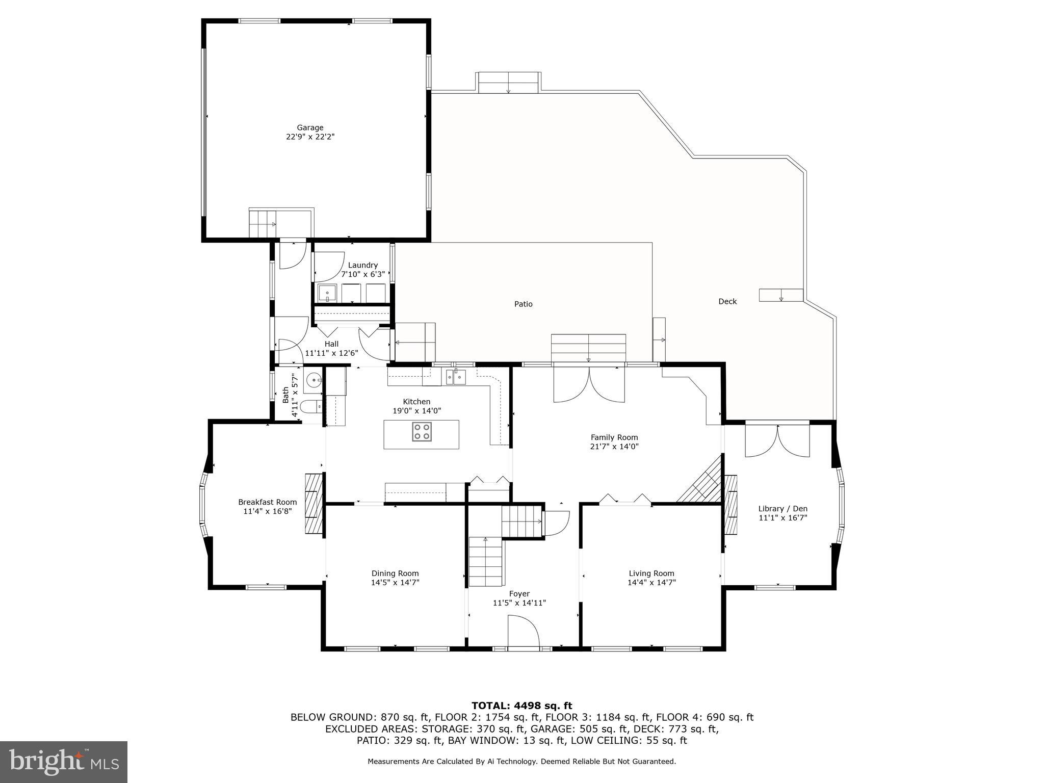 1927 Old Court Road Towson, MD 21204 - Photo 6 of 65 Fist floor layout.