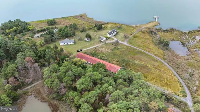 a view of a lake from a outdoor space