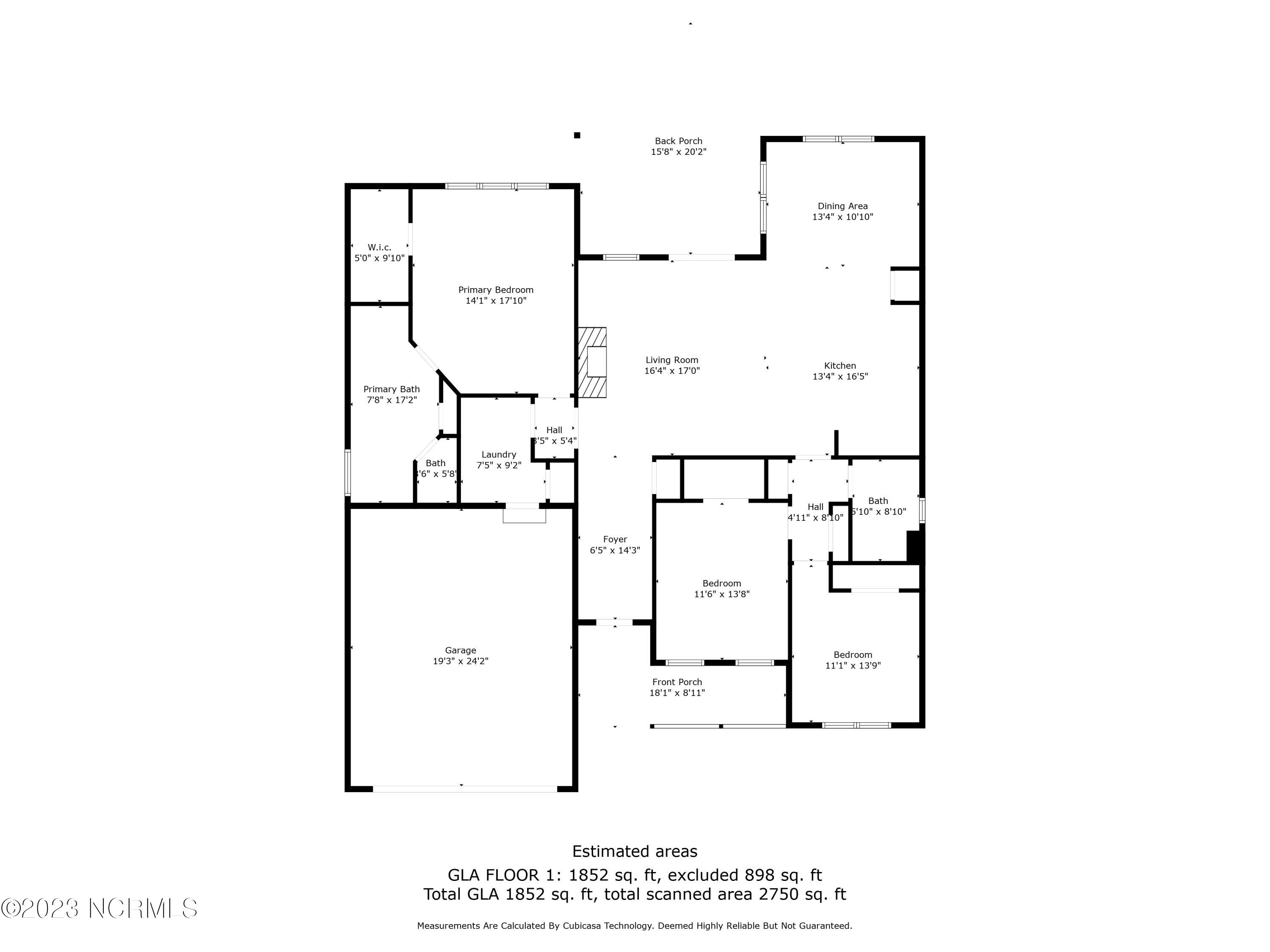 30 Draft Line Court Hampstead, NC 28443 - Photo 64 of 64 1-Floorplan #1