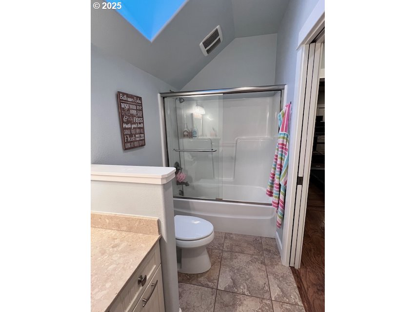 83178 South Pioneer Road Florence, OR 97439 - Photo 29 of 47 a bathroom with a granite countertop sink toilet and shower